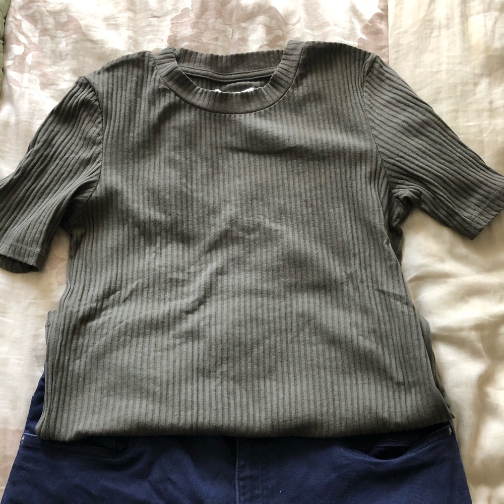 Ribbed knit top